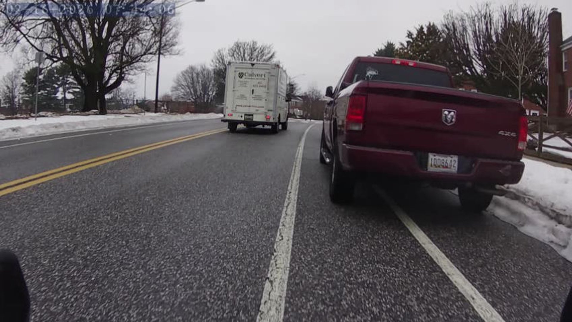 Unwelcoming Moments for a Baltimore Cyclist in February 2026